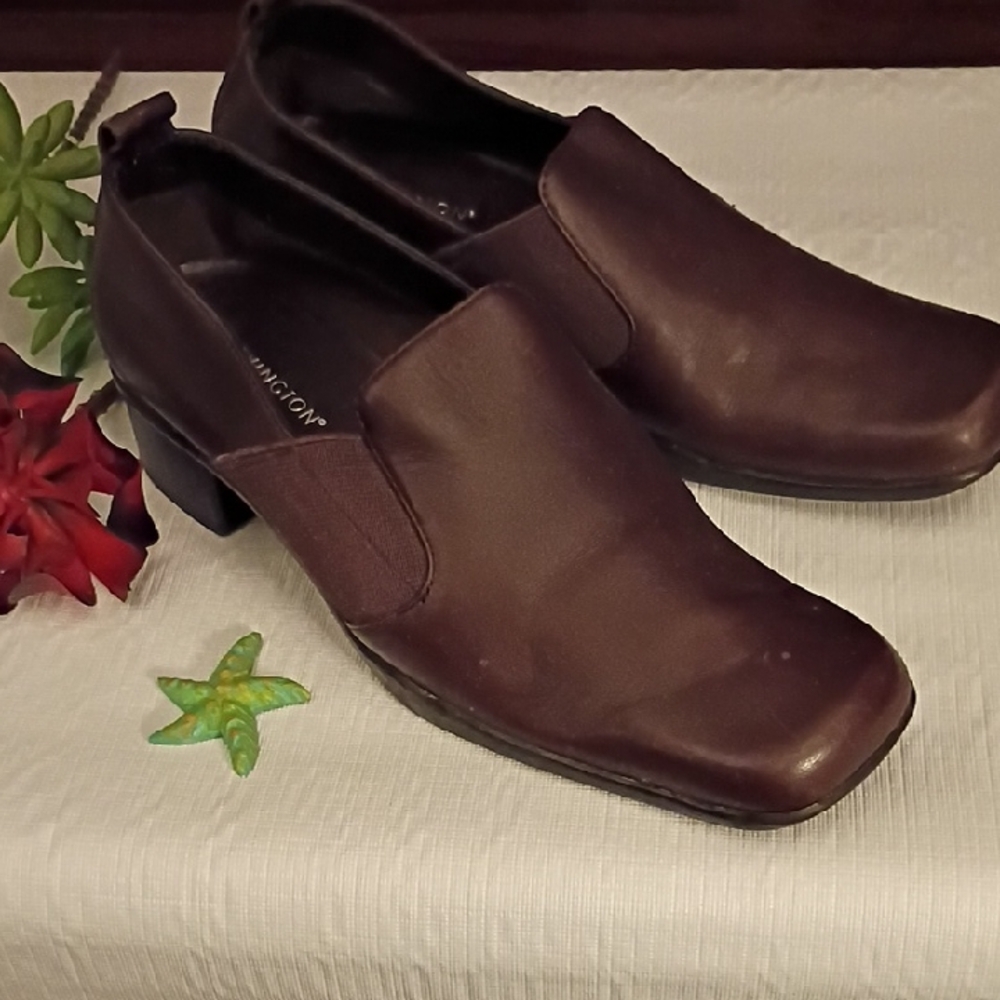 Covington Dark Brown Leather Loafers